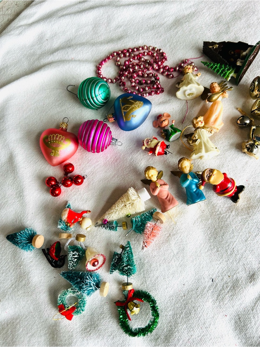 Vintage lot Holiday Christmas, odds and ends